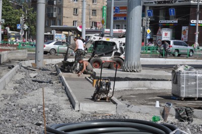 Благоустройство ж/д вокзала г.Новокузнецк