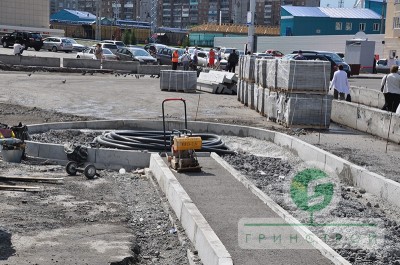 Благоустройство ж/д вокзала г.Новокузнецк