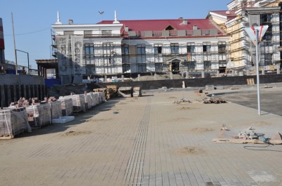 Благоустройство ж/д вокзала г.Новокузнецк