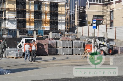 Благоустройство ж/д вокзала г.Новокузнецк