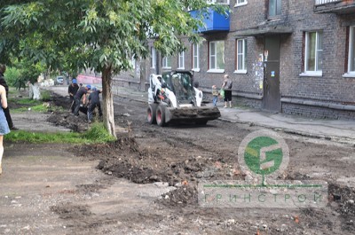 Благоустройство дворов г. Новокузнецка