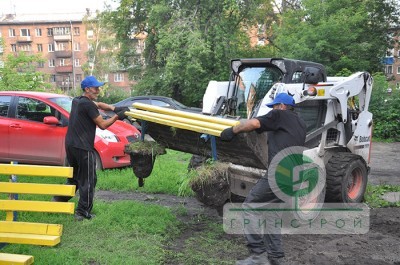 Благоустройство дворов г. Новокузнецка