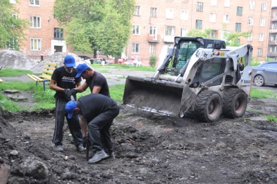 Благоустройство дворов г. Новокзнецк